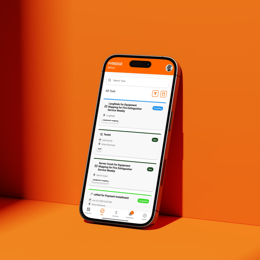 Fyredge Mobile Dashboard